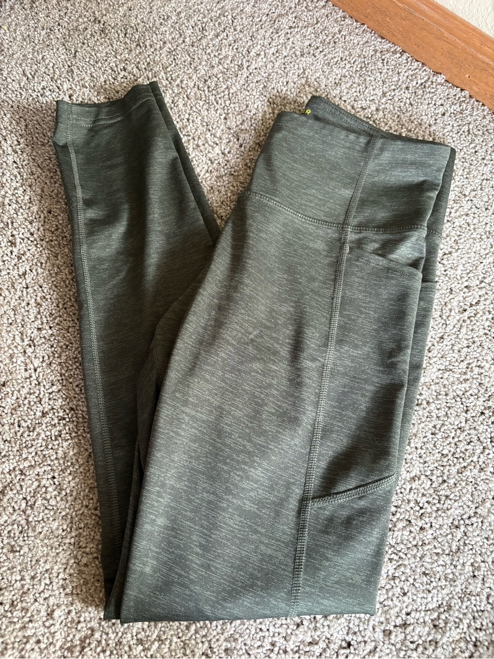 tek gear Olive Green High-Rise Leggings